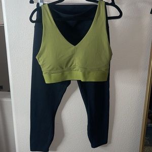 EUC Two-piece Fabletics Workout Set